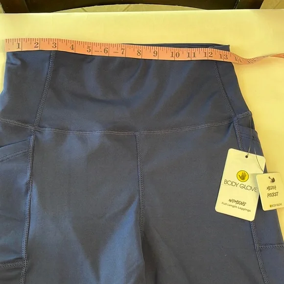 Body Glove Blue  Leggings Size Large NWT - Picture 5 of 15
